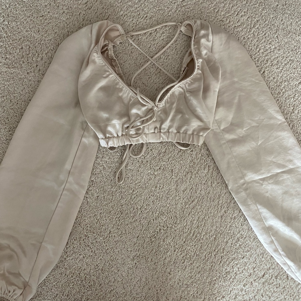 Satin Princess Polly top